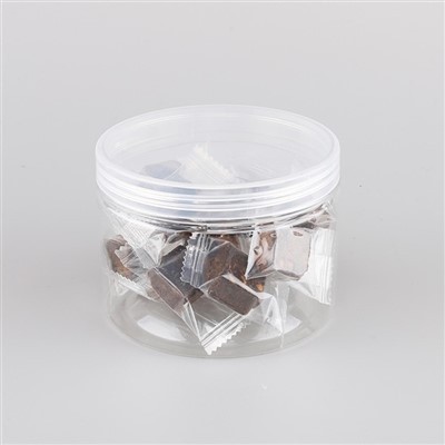 400 ml läbipaistva kaanega plastpurgid